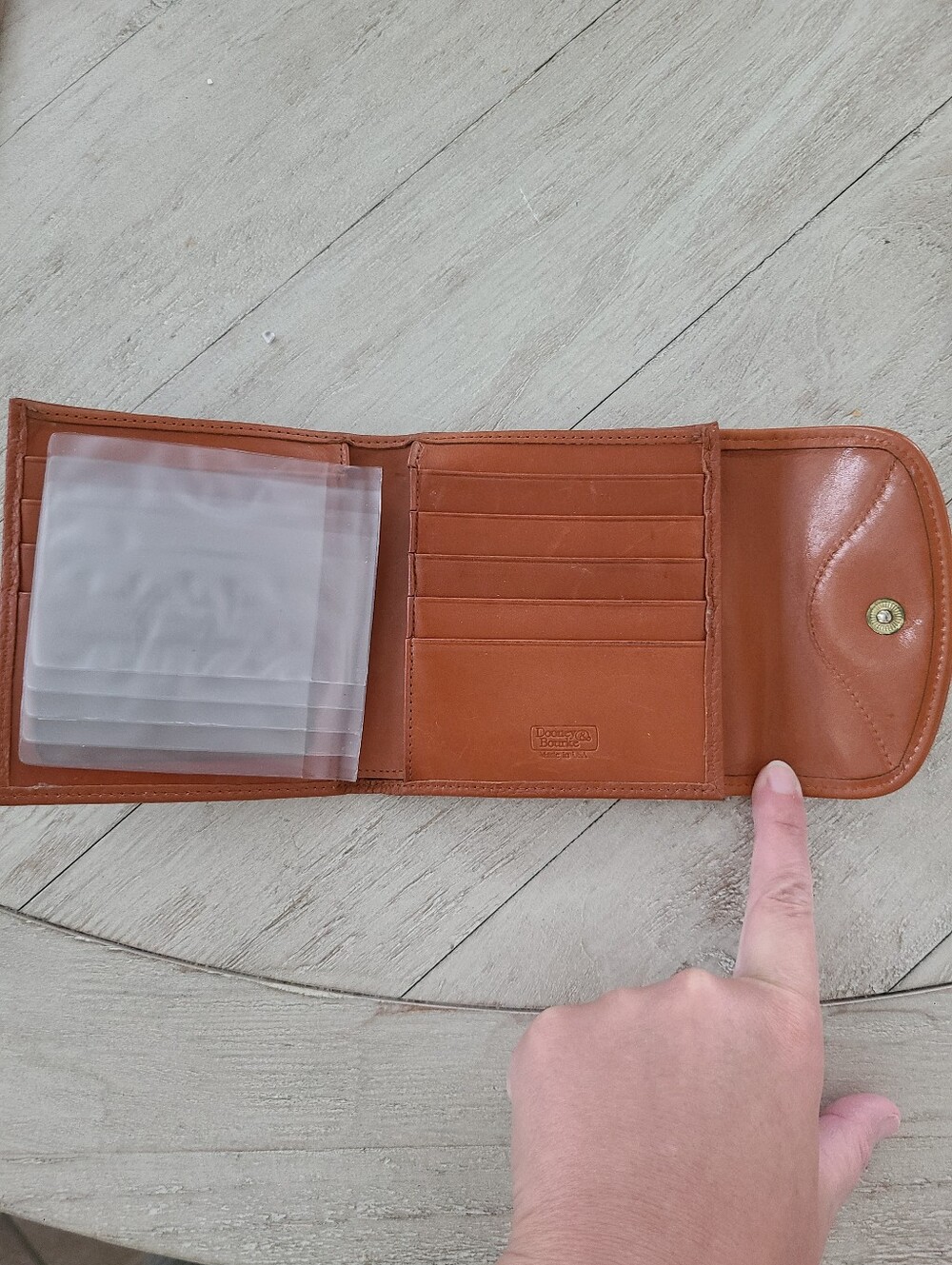 Dooney & Bourke Vintage All Weather Leather Bi-fold Wallet - Picture 6 of 11